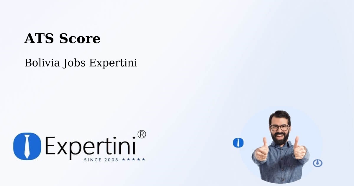 Resume ATS Score & Job Description Match Tool – Riberalta - Bolivia Jobs Expertini
