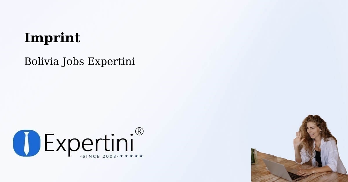 Imprint – Riberalta - Bolivia Jobs Expertini