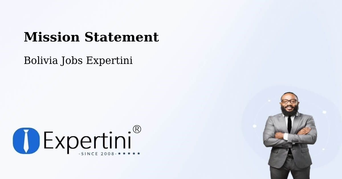 Corporate Mission – Riberalta - Bolivia Jobs Expertini
